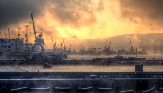 Murmansk, Russia, has 300,000 residents and is the largest city north of the Arctic Circle. euno, CC BY