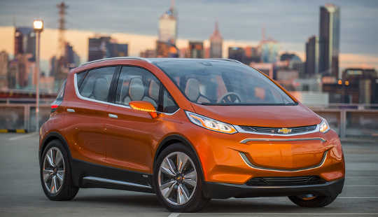 General Motors is developing the all-electric 2017 Chevrolet Bolt, which is designed to have a driving range of about 200 miles. General Motors