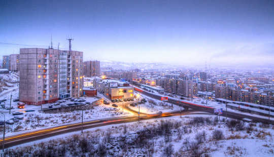 Murmansk, in the far north-western corner of Russia, is the largest city in the Arctic. Euno, CC BY