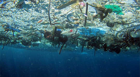 Plastic waste is one of many threats to the world’s oceans that require international cooperation to curb. Photo courtesy of NOAA