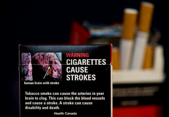 cigarette package in Canada