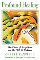 book cover: Profound Healing: The Power of Acceptance on the Path to Wellness  by Cheryl Canfield. 