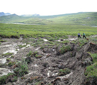 Melting permafrost
