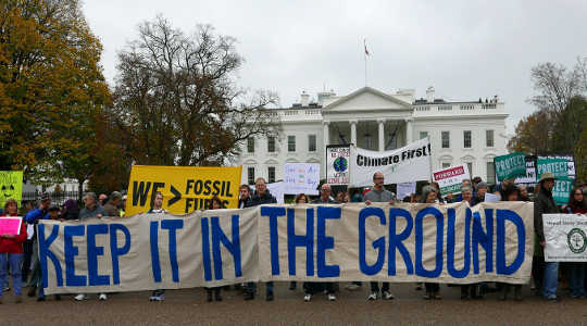 A shifting focus of climate activists: leaving fossil fuel reserves in the ground. Susan Melkisethian/flickr, CC BY-NC-ND