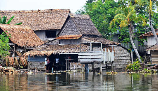 Many homes are close to sea level on the Solomons. Simon Albert, Author provided