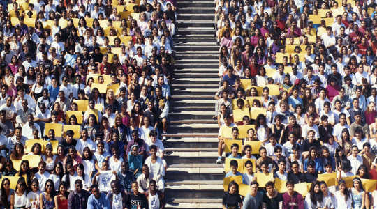 The 1992 class photo from Morse High School in San Diego, California. Ewen Roberts/flickr, CC BY