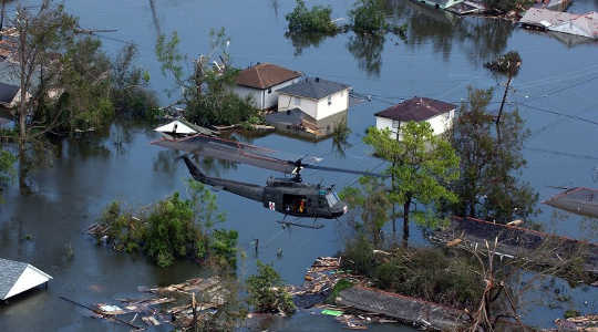 Thousands of people lost their homes in floods that devastated New Orleans in 2005. Image: Jocelyn Augustino/FEMA via Wikimedia Commons