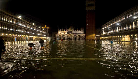 One of the words explored was visiting a place, like Venice, before it’s permanently altered by the effects of climate change. Copyright Mike DeSocio