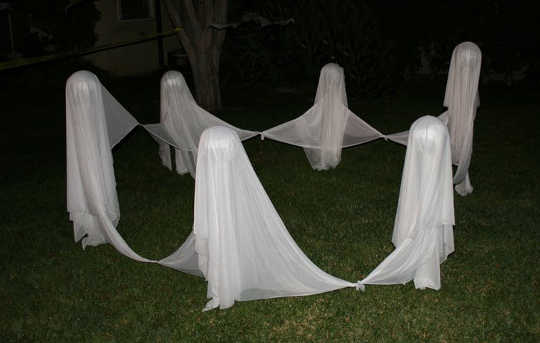 Believing in ghosts can make you a better person: A ghost dance on Halloween. 