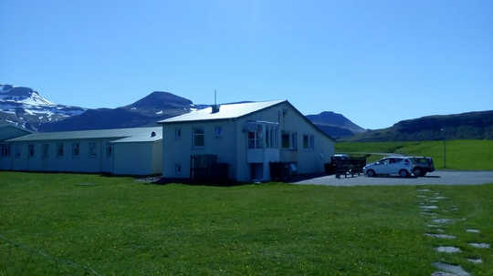 Kvíabryggja prison. (I deliberately sent myself to prison in iceland they did not even lock the cell doors.)