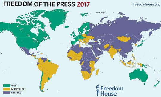 Freedom of the Press 2017 (Why covering the environment is one of the most dangerous beats in journalism)