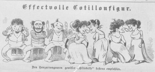 Caricature from the satirical magazine Kikeriki.  (How anti-semitic stereotypes from a century ago echo today)