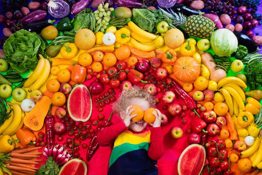 How To Get Children To Eat A Rainbow Of Fruit And Vegetables