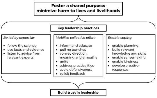 Pandemic leadership: A good practices framework.