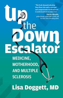 book cover of Up the Down Escalator by Lisa Doggett.