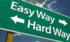 Easy Way, Hard Way: Letting Go of Struggle
